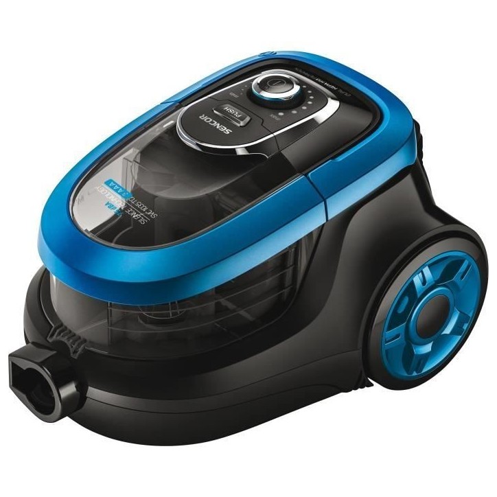 Aspirateur traineau sans sac - SENCOR - SVC-1035TQ - 750 W - 75 dB - 1 L - Noir / Bleu Aspirateur traineau sans sac - SENCOR - SVC-1035TQ - 750 W - 75 dB - 1 L - Noir / Bleu