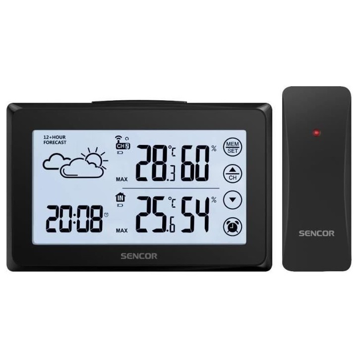 Station météo avec capteur sans fil - Sencor - SWS 2850