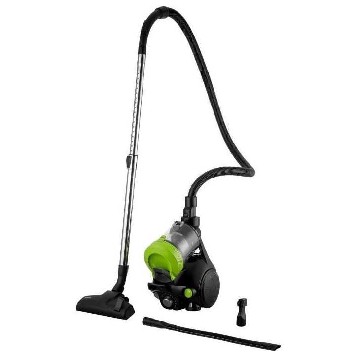 Aspirateur traineau sans sac - SENCOR SVC 1025GR - 700 W - 78 dB - 2 L - Noir / Vert