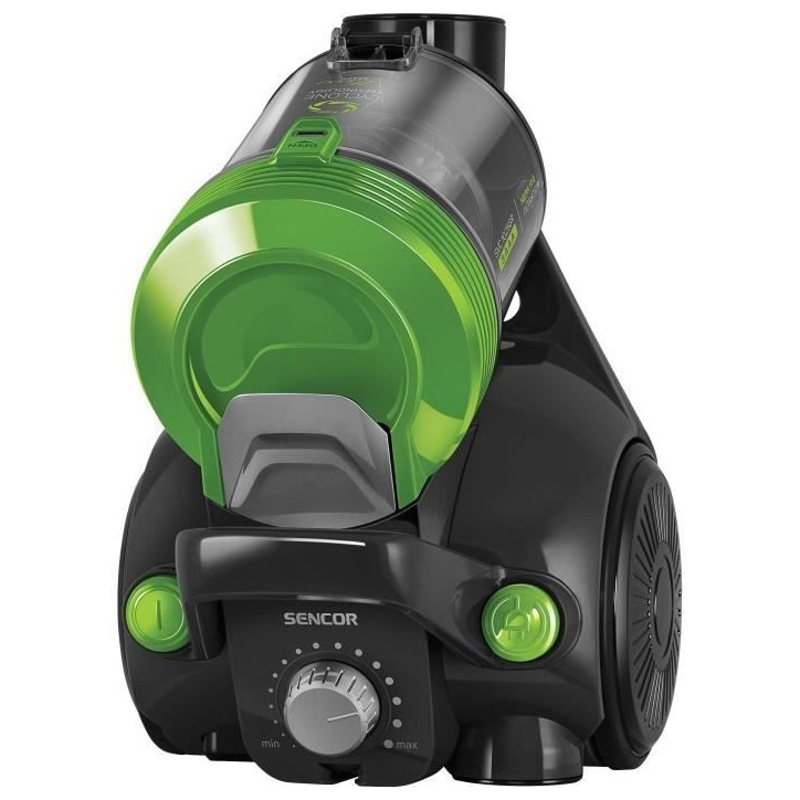 Aspirateur traineau sans sac - SENCOR SVC 1025GR - 700 W - 78 dB - 2 L - Noir / Vert