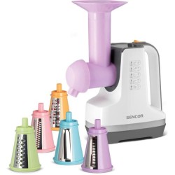 Découpe légumes et sorbétiere - SENCOR - SSG 4500WH - 150 W - 6 acc
