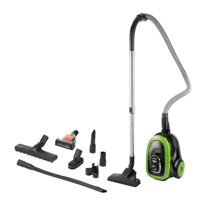 Aspirateur traineau sans sac - SENCOR - SVC 1038GR - 750 W - 75 dB - 1 Aspirateur traineau sans sac - SENCOR - SVC 1038GR - 750 W - 75 dB - 1