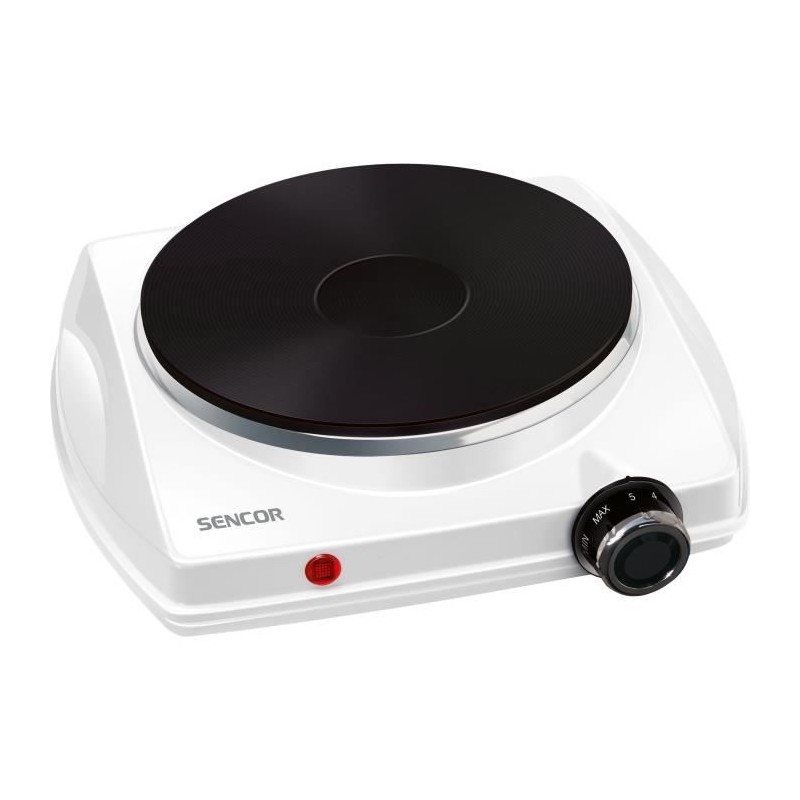 Plaque de cuisson électrique - SENCOR - SCP 1503WH-EUE4 - 1500 W - 1 Plaque de cuisson électrique - SENCOR - SCP 1503WH-EUE4 - 1500 W - 1