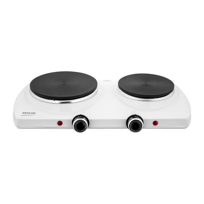Plaque de cuisson électrique - SENCOR - SCP 2253WH-EUE4 - 2500 W - 2 Plaque de cuisson électrique - SENCOR - SCP 2253WH-EUE4 - 2500 W - 2