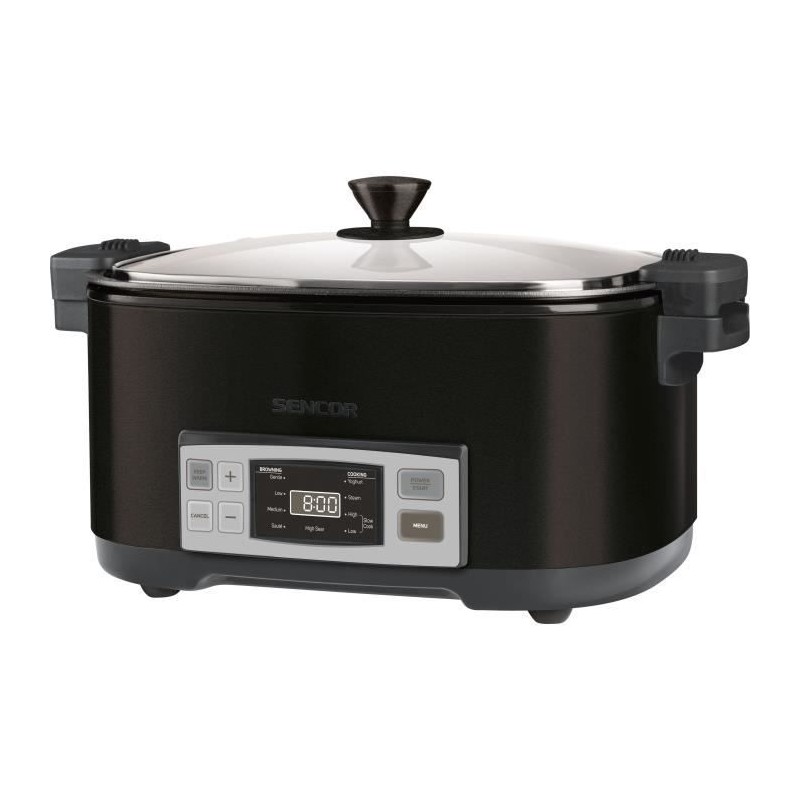 Mijoteuse - SENCOR - SPR-5508BK - 1350 W - 6 L - Noir Mijoteuse - SENCOR - SPR-5508BK - 1350 W - 6 L - Noir