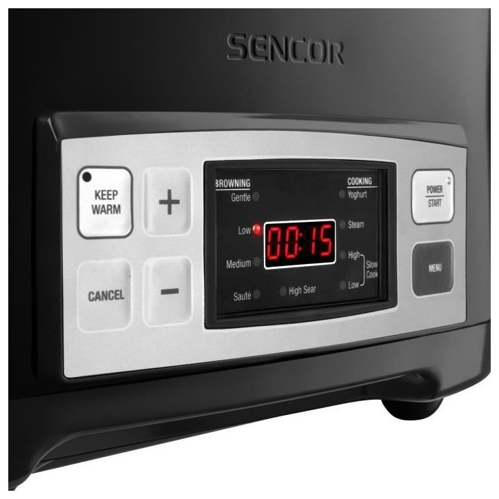 Mijoteuse - SENCOR - SPR-5508BK - 1350 W - 6 L - Noir Mijoteuse - SENCOR - SPR-5508BK - 1350 W - 6 L - Noir
