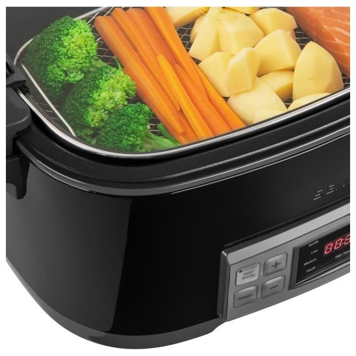 Mijoteuse - SENCOR - SPR-5508BK - 1350 W - 6 L - Noir Mijoteuse - SENCOR - SPR-5508BK - 1350 W - 6 L - Noir