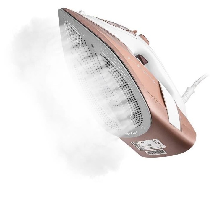 Fer a vapeur - SENCOR - SSI 8300RS - 3200 W - 350 ml - 45 g/min - Blanc / Rose