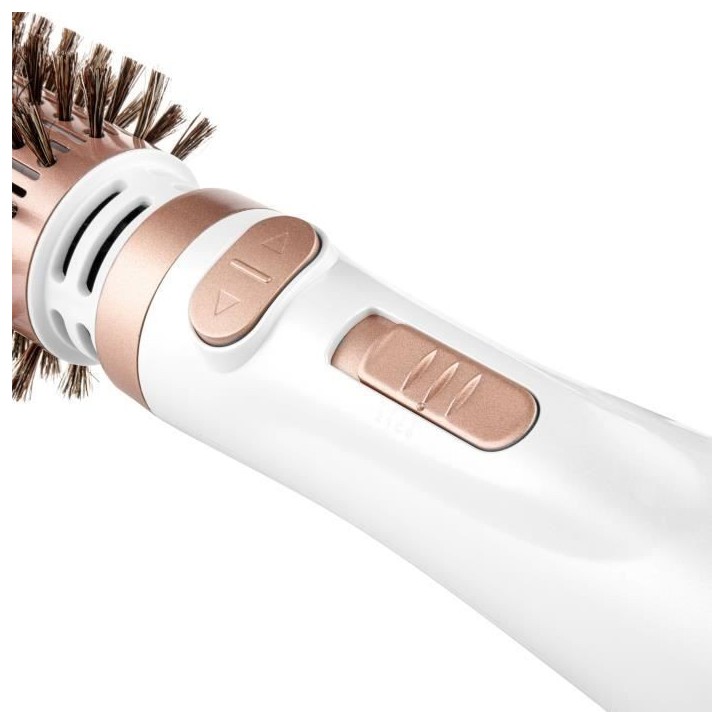 Brosse a air chaud - SENCOR - SHS 0910GD - 1000 W - Rotation automatique - Or / Blanc Brosse a air chaud - SENCOR - SHS 0910GD - 1000 W - Rotation automatique - Or / Blanc