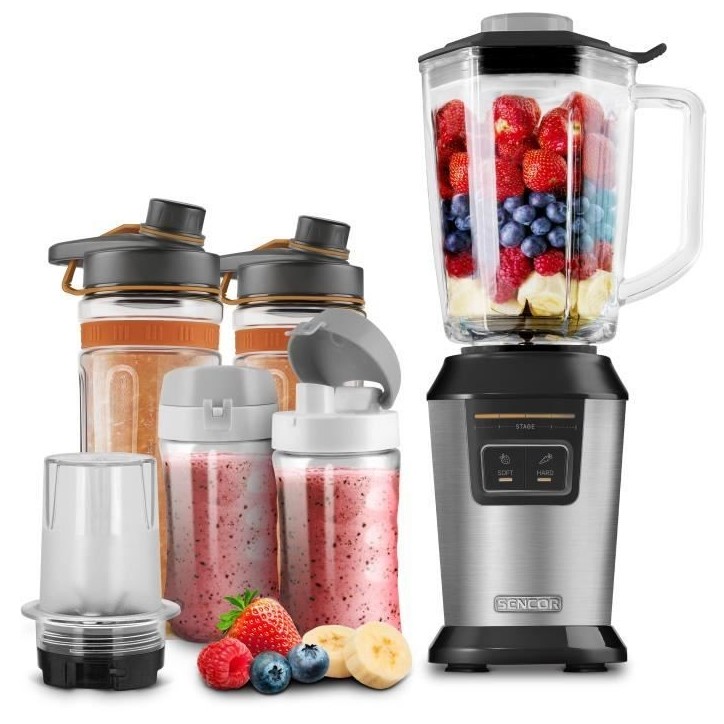Blender smoothie - SENCOR - SBL 7570SS - 800 W - Argent