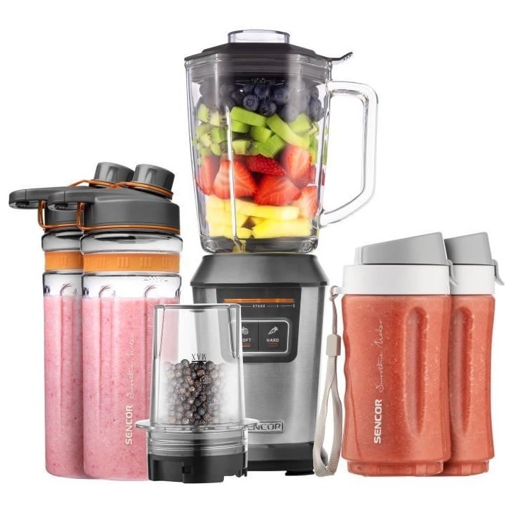 Blender smoothie - SENCOR - SBL 7570SS - 800 W - Argent