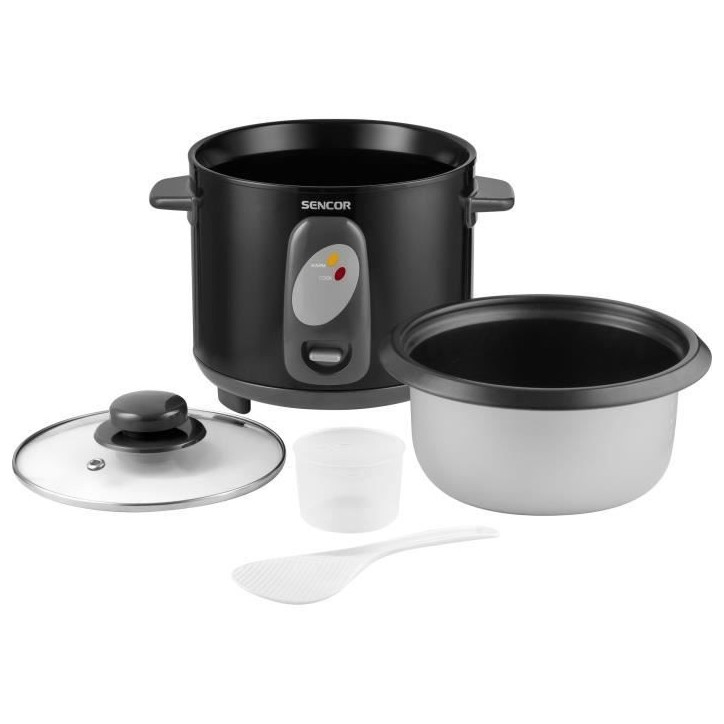 Cuiseur a riz - SENCOR - SRM 1001BK - 400 W - 1 L - Noir Cuiseur a riz - SENCOR - SRM 1001BK - 400 W - 1 L - Noir