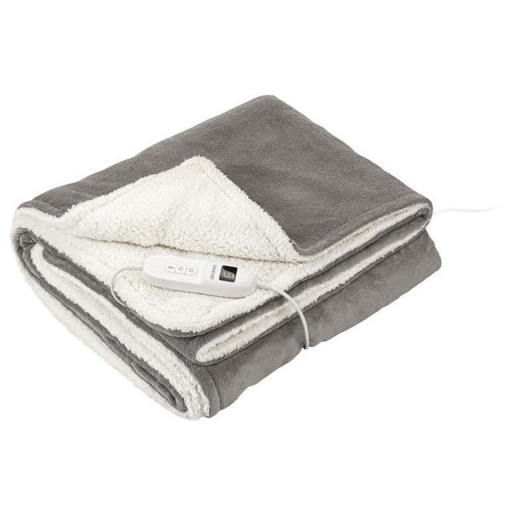 Couverture chauffante - SENCOR - SUB 2000G - 160 W - 9 températures - Gris