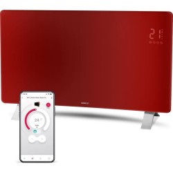 Radiateur intelligent Wi-Fi en verre - SENCOR - SCF 4742RD - 2400 W -