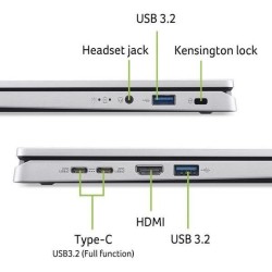 PC Portable ACER Aspire Go AG14-71P-57Z6 - Windows 11 -14'' WUXGA IPS