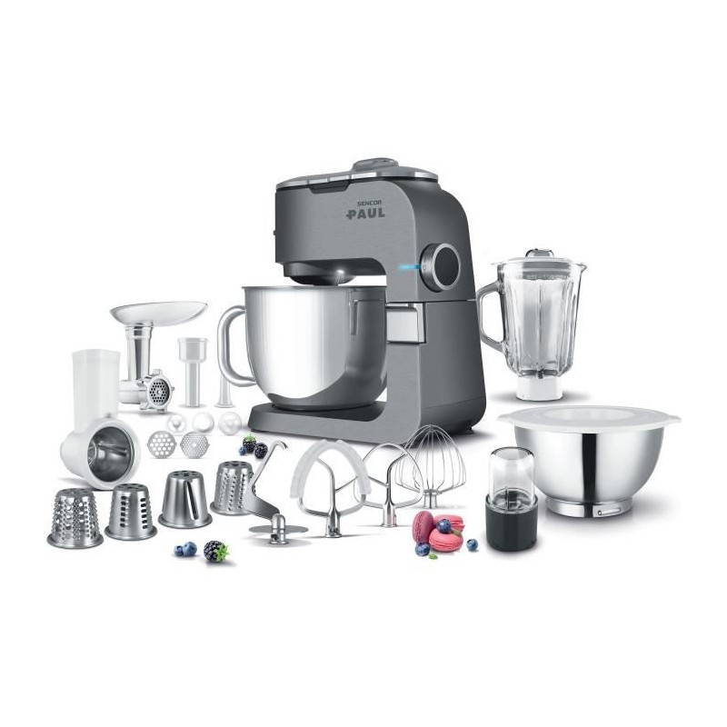 Robot pâtissier multifonction - SENCOR - STM 7910 - 1500 W - Métal Robot pâtissier multifonction - SENCOR - STM 7910 - 1500 W - Métal
