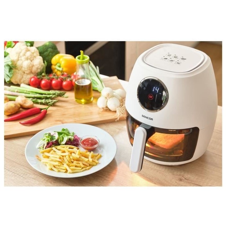 Airfryer - SENCOR - SFR 5340WH - 1300 W - 3,5 L - Blanc