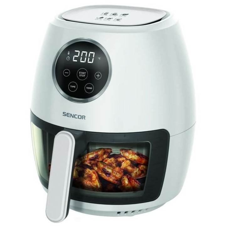 Airfryer - SENCOR - SFR 5340WH - 1300 W - 3,5 L - Blanc
