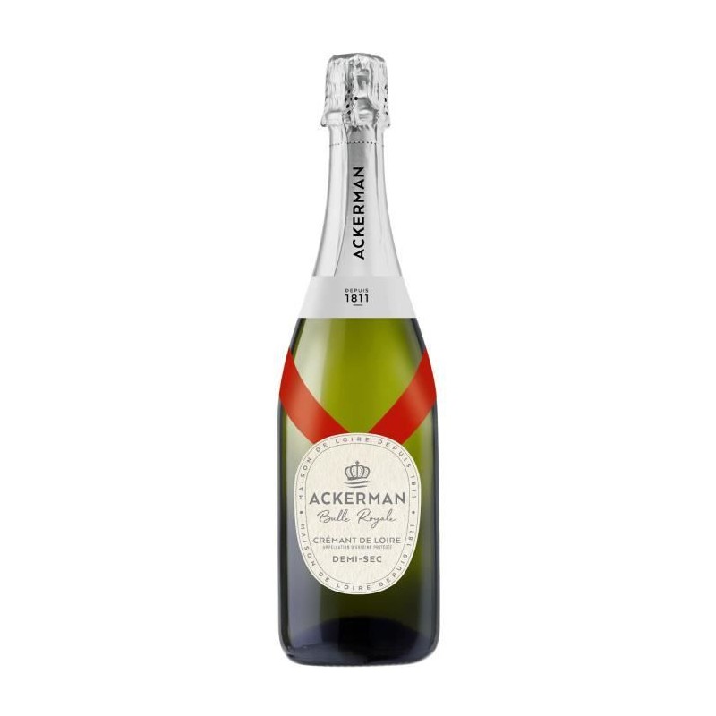 Ackerman Bulle Royale Demi-sec - Crémant de Loire - 75cl Ackerman Bulle Royale Demi-sec - Crémant de Loire - 75cl