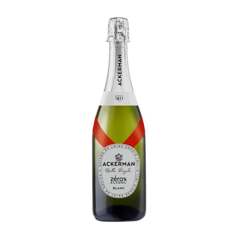 Ackerman Bulle Royale sans Alcool Blanc - 75 cl Ackerman Bulle Royale sans Alcool Blanc - 75 cl