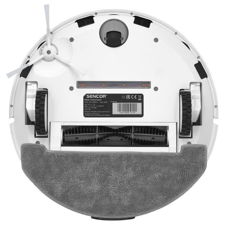 Aspirateur Robot Laveur - SENCOR SRV 9350WH - 4000 Pa - 200 min - 65 dB - Blanc