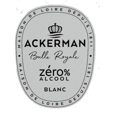 Ackerman Bulle Royale sans Alcool Blanc - 75 cl