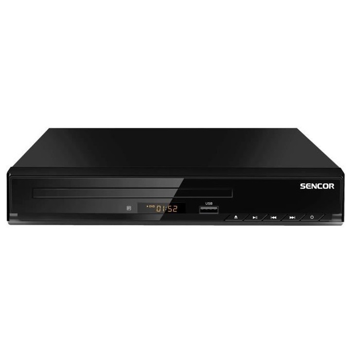 Lecteur DVD - SENCOR - SDV 2513H - Port USB - Lecture - Sortie HDMI et péritel - Noir Lecteur DVD - SENCOR - SDV 2513H - Port USB - Lecture - Sortie HDMI et péritel - Noir