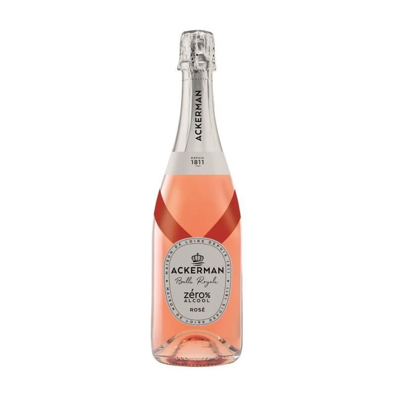 Ackerman Bulle Royale sans Alcool Rosé - 75 cl Ackerman Bulle Royale sans Alcool Rosé - 75 cl