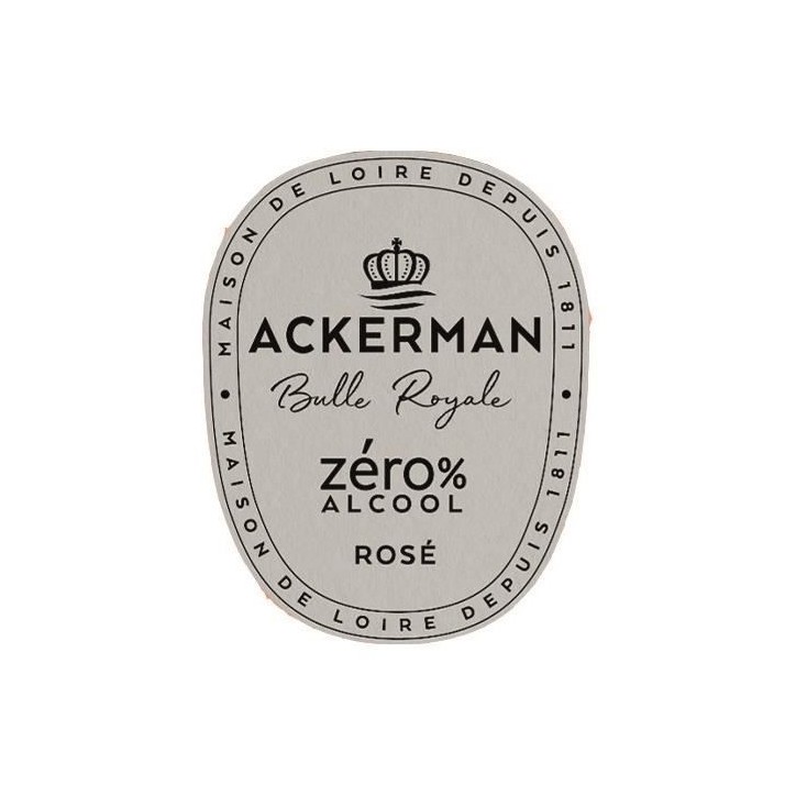 Ackerman Bulle Royale sans Alcool Rosé - 75 cl