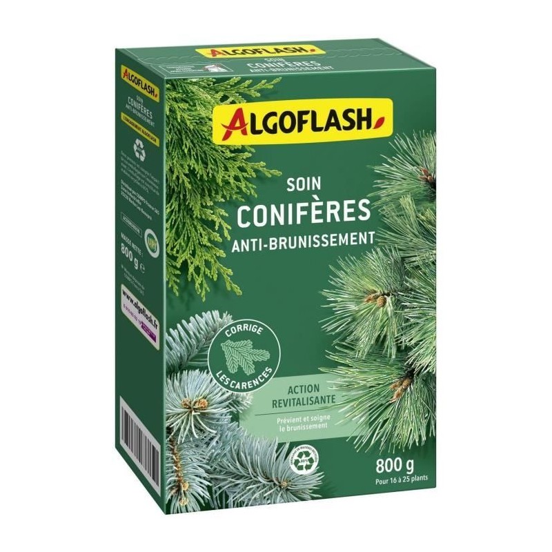 Soin coniferes - ALGOFLASH - Anti-brunissement - 800 g Soin coniferes - ALGOFLASH - Anti-brunissement - 800 g