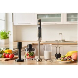 Mixeur plongeant 6 en 1 - SENCOR - SHB 6442BK - 1200 W - Technologie T