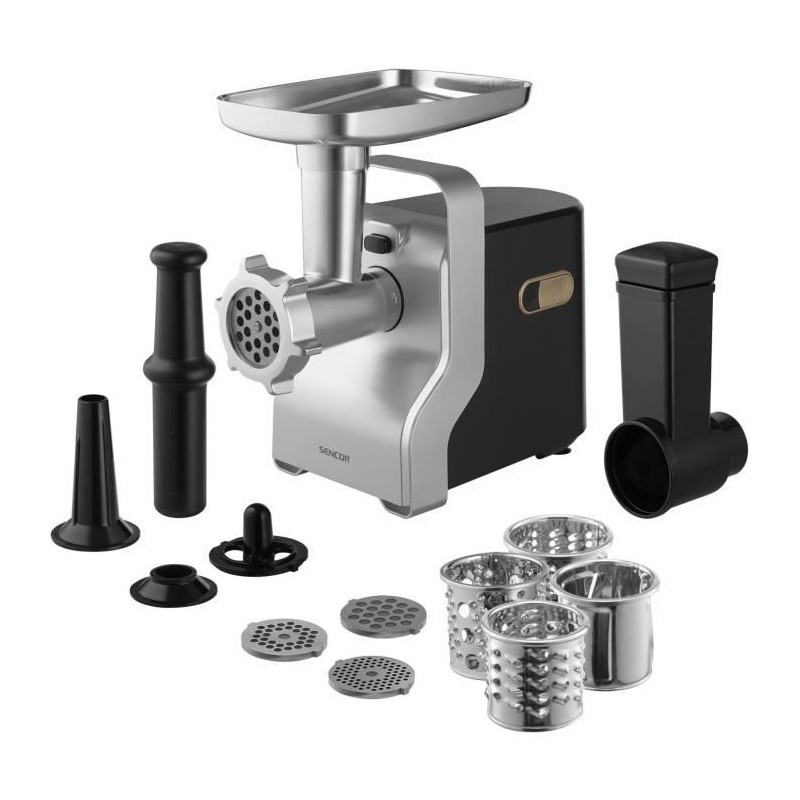 Hachoir a viande - SENCOR - SMG 6400SL - 700 W - Noir / Argent Hachoir a viande - SENCOR - SMG 6400SL - 700 W - Noir / Argent