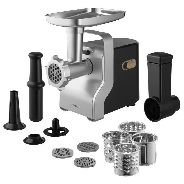 Hachoir a viande - SENCOR - SMG 6400SL - 700 W - Noir / Argent Hachoir a viande - SENCOR - SMG 6400SL - 700 W - Noir / Argent