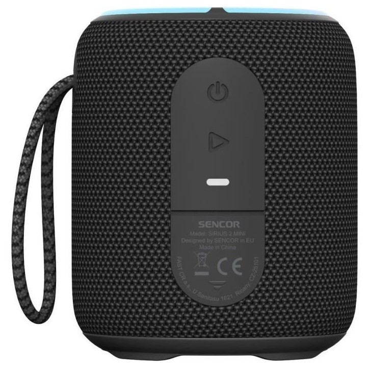Enceinte Bluetooth - SIRIUS 2 MINI BLACK - Sencor