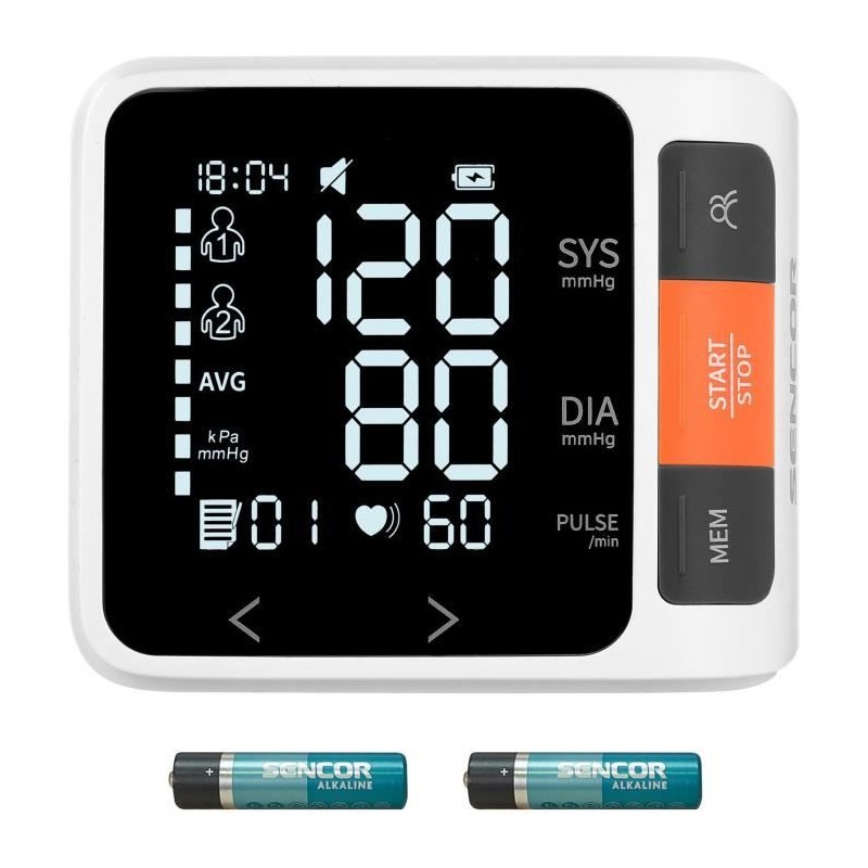 Tensiometre numérique - SENCOR - SBD 0900WH - Blanc Tensiometre numérique - SENCOR - SBD 0900WH - Blanc
