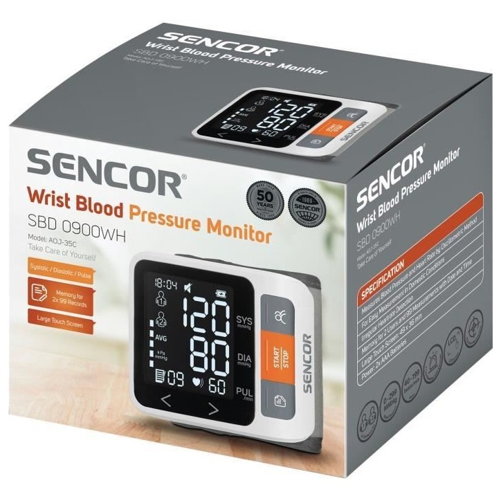 Tensiometre numérique - SENCOR - SBD 0900WH - Blanc