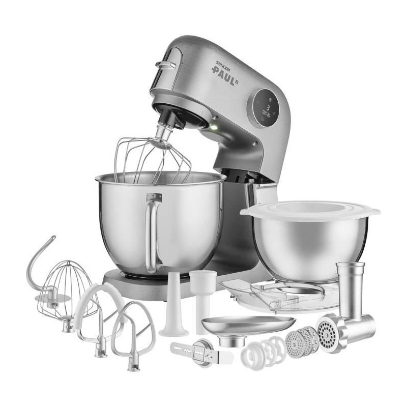 Robot pâtissier - SENCOR - STM 7740 PAUL 2 - 1500 W - Acier inoxydabl Robot pâtissier - SENCOR - STM 7740 PAUL 2 - 1500 W - Acier inoxydabl