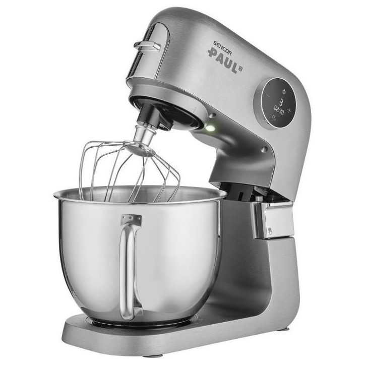 Robot pâtissier - SENCOR - STM 7740 PAUL 2 - 1500 W - Acier inoxydable