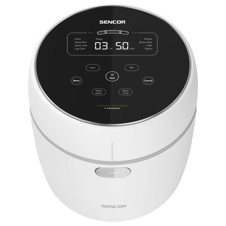 Cuiseur a riz - SENCOR - SRM 0670WH - 350 W - 0,6 L - Blanc