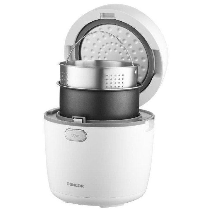 Cuiseur a riz - SENCOR - SRM 0670WH - 350 W - 0,6 L - Blanc