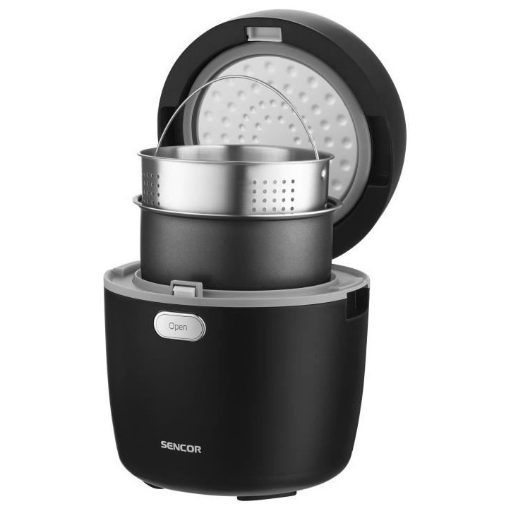 Cuiseur a riz - SENCOR - SRM 0671BK - 350 W - 0,6 L - Noir