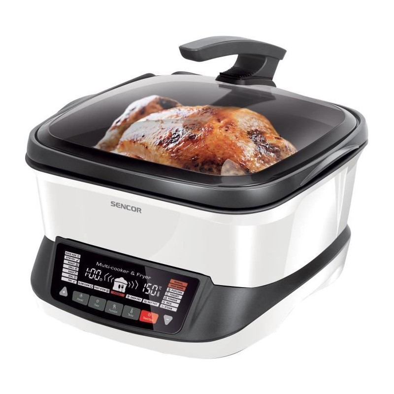 Friteuse multifonctionnelle - SENCOR - SFR 9400WH - 1800 W - 4,8 L - B Friteuse multifonctionnelle - SENCOR - SFR 9400WH - 1800 W - 4,8 L - B