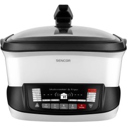 Friteuse multifonctionnelle - SENCOR - SFR 9400WH - 1800 W - 4,8 L - B