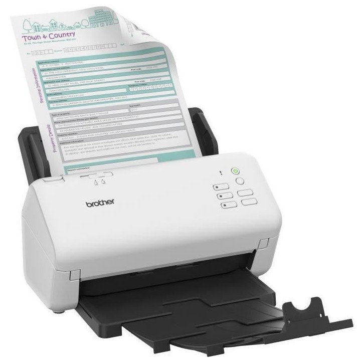 Scanner de documents bureautique recto-verso BROTHER ADS-4300 - 40 ppm/80 ipm - Ethernet Scanner de documents bureautique recto-verso BROTHER ADS-4300 - 40 ppm/80 ipm - Ethernet