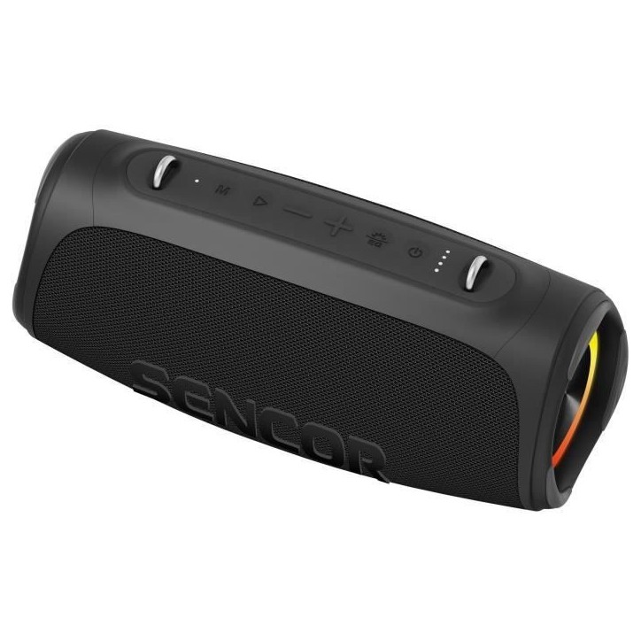 Enceinte Bluetooth étanche - SENCOR - RESONEX MIDI - 80 W - 4 haut-parleurs - IPX7 - Noir