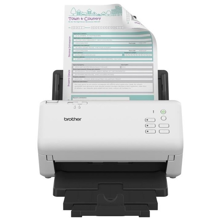 Scanner de documents bureautique recto-verso BROTHER ADS-4300 - 40 ppm/80 ipm - Ethernet Scanner de documents bureautique recto-verso BROTHER ADS-4300 - 40 ppm/80 ipm - Ethernet