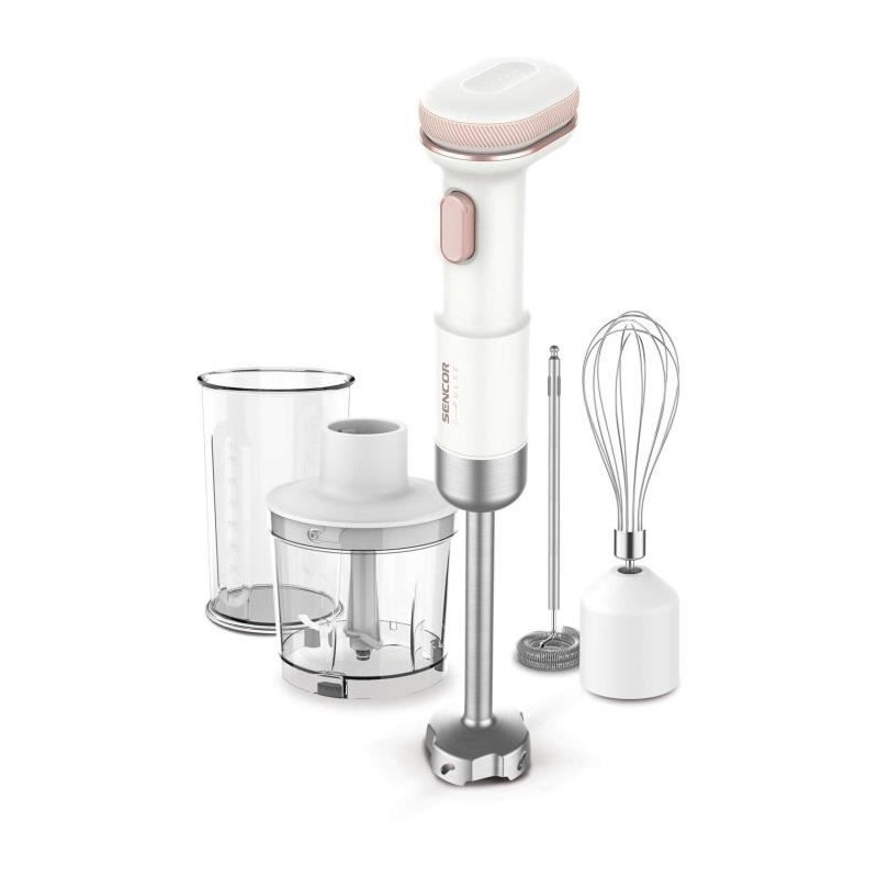 Mixeur plongeant - SENCOR - SHB 9130WH - 11,1 V - Récipients 500 et 7 Mixeur plongeant - SENCOR - SHB 9130WH - 11,1 V - Récipients 500 et 7