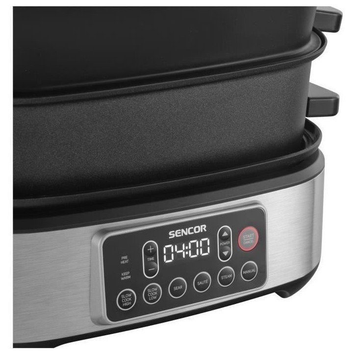 Mijoteuse et grill multifonction - SENCOR - SPR 6300BK - 6 L - Noir