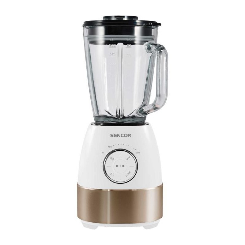 Blender - SENCOR - SBL 5870GD - 1800 W - 1,5 L - 24000 trs/min - Blanc Blender - SENCOR - SBL 5870GD - 1800 W - 1,5 L - 24000 trs/min - Blanc