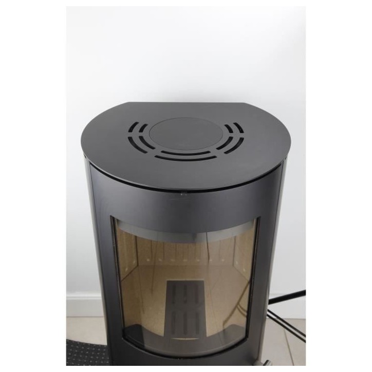 Poele a bois - ADURO 9 - 50291 - 6 KW - Noir
